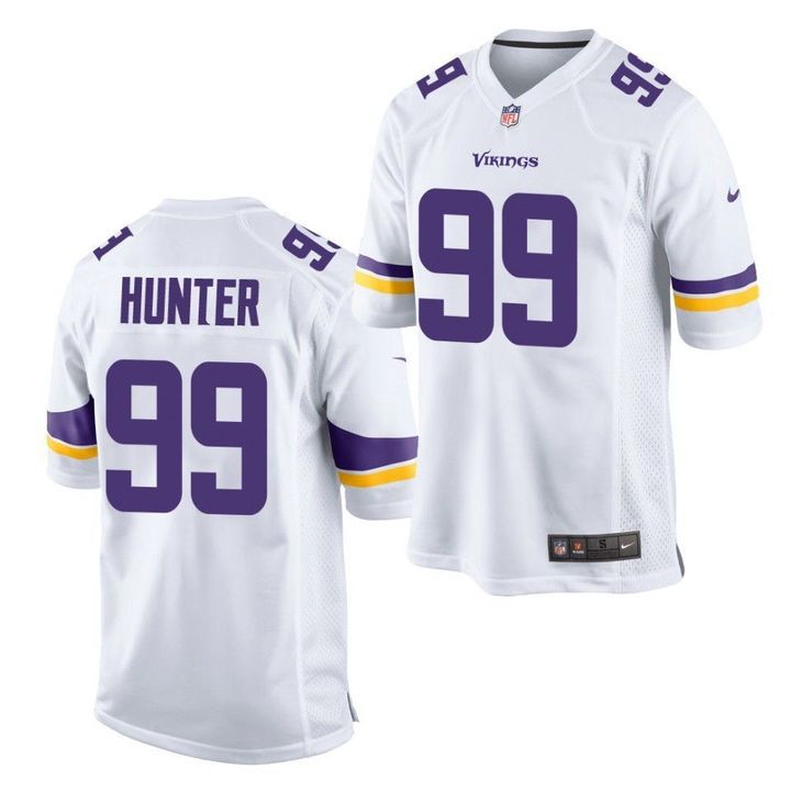 Men Minnesota Vikings 99 Danielle Hunter Nike White Game Player NFL Jersey